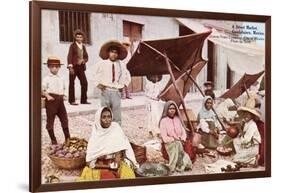 Street Market, Guadalajara, Mexico-null-Framed Art Print