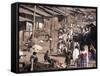 Street Market in a Village Near the Airport, Gondar, Ethiopia, Africa-Jane Sweeney-Framed Stretched Canvas