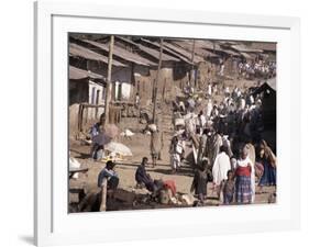Street Market in a Village Near the Airport, Gondar, Ethiopia, Africa-Jane Sweeney-Framed Photographic Print