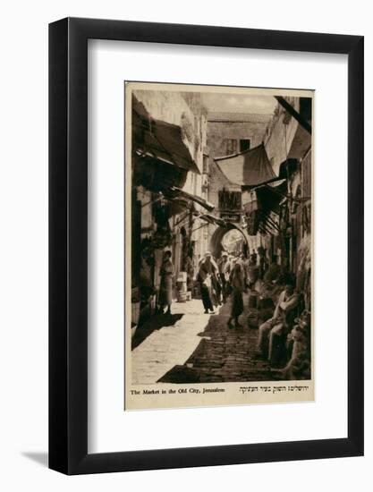 Street Market in Old City, Jerusalem-null-Framed Photographic Print