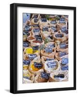 Street Market, Merchant's Stall, Provencal Spices, Sanary, Var, Cote d'Azur, France-Per Karlsson-Framed Photographic Print