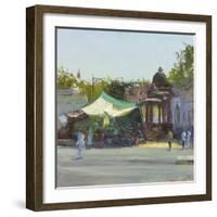 Street Market near Mandore Gardens, Rajasthan-Andrew Gifford-Framed Giclee Print