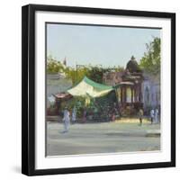 Street Market near Mandore Gardens, Rajasthan-Andrew Gifford-Framed Giclee Print