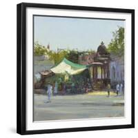 Street Market near Mandore Gardens, Rajasthan-Andrew Gifford-Framed Giclee Print