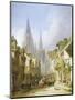 Street Market, Rouen-Caleb Robert Stanley-Mounted Giclee Print