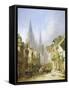 Street Market, Rouen-Caleb Robert Stanley-Framed Stretched Canvas