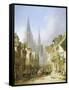 Street Market, Rouen-Caleb Robert Stanley-Framed Stretched Canvas