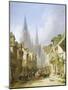 Street Market, Rouen-Caleb Robert Stanley-Mounted Giclee Print