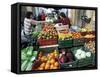 Street Market, Sanlucar De Barrameda, Andalucia, Spain-Michael Newton-Framed Stretched Canvas