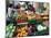 Street Market, Sanlucar De Barrameda, Andalucia, Spain-Michael Newton-Mounted Photographic Print