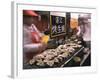 Street Market Selling Oysters in Wanfujing Shopping Street, Beijing, China-Kober Christian-Framed Photographic Print