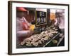 Street Market Selling Oysters in Wanfujing Shopping Street, Beijing, China-Kober Christian-Framed Photographic Print