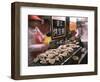 Street Market Selling Oysters in Wanfujing Shopping Street, Beijing, China-Kober Christian-Framed Photographic Print