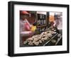 Street Market Selling Oysters in Wanfujing Shopping Street, Beijing, China-Kober Christian-Framed Photographic Print