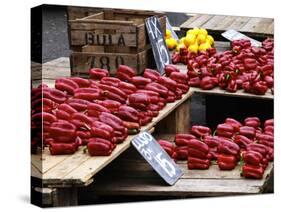 Street Market Stall Selling Produce, Montevideo, Uruguay-Per Karlsson-Stretched Canvas