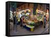 Street Market Vegetables, Hong Kong, China-Julie Eggers-Framed Stretched Canvas