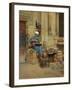 Street Merchant, 1888 (Oil on Canvas)-Ludwig Deutsch-Framed Giclee Print