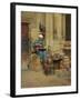 Street Merchant, 1888 (Oil on Canvas)-Ludwig Deutsch-Framed Giclee Print