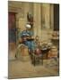 Street Merchant, 1888 (Oil on Canvas)-Ludwig Deutsch-Mounted Giclee Print