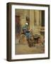 Street Merchant, 1888 (Oil on Canvas)-Ludwig Deutsch-Framed Giclee Print