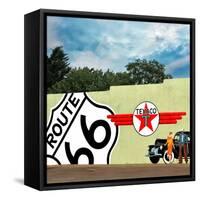 Street Mural in America-Salvatore Elia-Framed Stretched Canvas