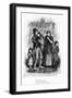 Street Music: a Family of Singers-null-Framed Art Print