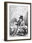 Street Music: Bob the Dancing Dog, 1816-J.T Smith-Framed Art Print