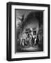 Street Music: Flemish Hurdy Gurdy Player-A.H. Payne-Framed Art Print