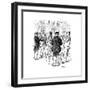 Street Music: German Band in Bloomsbury, 1902-Hugh Thompson-Framed Giclee Print