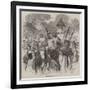 Street Music in Burmah-null-Framed Giclee Print