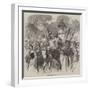 Street Music in Burmah-null-Framed Giclee Print