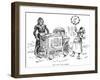 Street Music: Organ Grinder, C.1900-Frank Teller-Framed Art Print