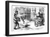 Street Music: Organ Grinder Rejected, 1858-null-Framed Art Print