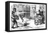 Street Music: Organ Grinder Rejected, 1858-null-Framed Stretched Canvas