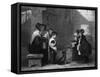 Street Music: Orphan Ballad Singers-J. Romney-Framed Stretched Canvas