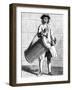 Street Music: Parisian Musician-null-Framed Art Print