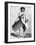 Street Music: Parisian Musician-null-Framed Art Print