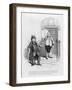 Street Music: Unwelcome Musician, C. 1835-null-Framed Art Print