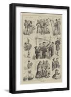 Street Music-null-Framed Giclee Print