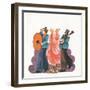 Street Musicians, from 'Carnaby Street' by Tom Salter, 1970-Malcolm English-Framed Giclee Print