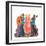 Street Musicians, from 'Carnaby Street' by Tom Salter, 1970-Malcolm English-Framed Giclee Print