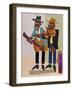 Street Musicians-William H Johnson-Framed Art Print