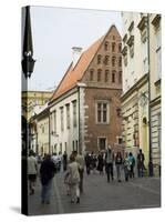 Street Near the Wawel Castle Area, Krakow (Cracow), Unesco World Heritage Site, Poland-R H Productions-Stretched Canvas