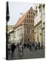 Street Near the Wawel Castle Area, Krakow (Cracow), Unesco World Heritage Site, Poland-R H Productions-Stretched Canvas