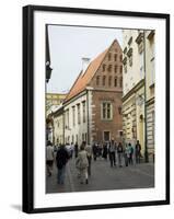 Street Near the Wawel Castle Area, Krakow (Cracow), Unesco World Heritage Site, Poland-R H Productions-Framed Photographic Print