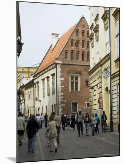 Street Near the Wawel Castle Area, Krakow (Cracow), Unesco World Heritage Site, Poland-R H Productions-Mounted Photographic Print