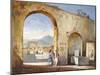 Street Next to Temple of Jupiter, from Pompei-Federico Barocci-Mounted Giclee Print
