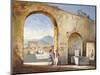 Street Next to Temple of Jupiter, from Pompei-Federico Barocci-Mounted Giclee Print