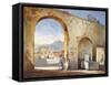 Street Next to Temple of Jupiter, from Pompei-Federico Barocci-Framed Stretched Canvas