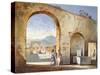 Street Next to Temple of Jupiter, from Pompei-Federico Barocci-Stretched Canvas